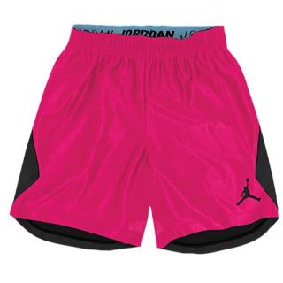 Jordan Flight Shorts   Girls Grade School   Basketball   Clothing   Black/Court Purple/Bright Mandarin