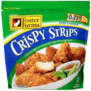 Foster Farms Fritters With Rib Meat Crispy Strips Chicken Breast Strips, 24 oz