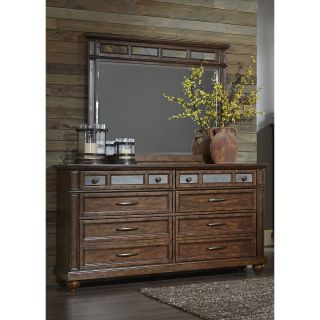 10 Drawer Dresser with Mirror by Liberty Furniture