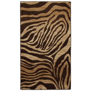 Mohawk Home Contours Brown Rectangular Indoor Woven Throw Rug (Common 2 x 4; Actual 25 in W x 44 in L x 0.5 ft Dia)