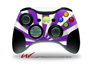 XBOX 360 Wireless Controller Decal Style Skin   Rising Sun Japanese Flag Purple   CONTROLLER NOT INCLUDED