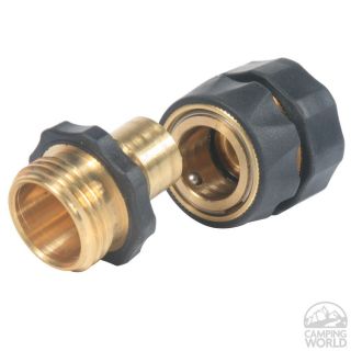 Brass Quick Connect Fitting   Camco 20133   Hoses, Reels & Fittings