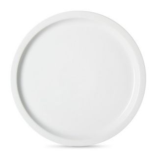 Casual Modern Round Dinner Plate Set of 4   White