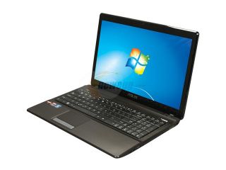 ASUS Laptop A53 Series A53Z NS61 AMD A6 Series A6 3420M (1.5 GHz) 3 GB Memory 320 GB HDD AMD Radeon HD 6520G 15.6" Windows 7 Home Premium 64 Bit
