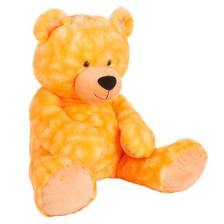 Babies R Us Plush 22 inch Jumbo Bright Tip Dyed Bear   Orange    Babies R Us