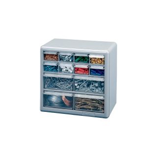 Stack-On Multi Drawer Storage Cabinet — 12 Drawer, 10 9/32in.W X 9 5/8in.H X 6 3/8in.D Size  Stack on Multi Drawer Storage Cabinets