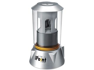 iPoint 14201 iPoint Office Desktop Electric Pencil Sharpener, Silver