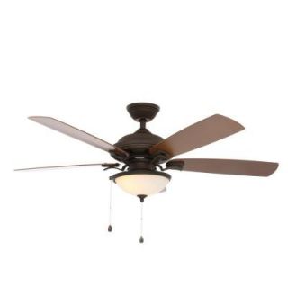 Home Decorators Collection North Lake 52 in. Indoor/Outdoor Oil Rubbed Bronze Ceiling Fan 51418