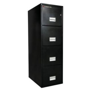 SentrySafe T2500 Insulated 4 Drawer Letter Vertical Filing Cabinet   25 Inch