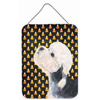 Dandie Dinmont Terrier Candy Corn Halloween Hanging Painting Print