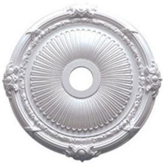 Ekena Millwork 27 1/2 in. O.D. x 3 7/8 in. I.D. x 2 1/4 in. P Heaton Ceiling Medallion CM27HE