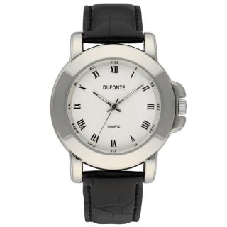 Dufonte by Lucien Piccard Black Strap Watch  ™ Shopping