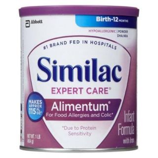 Similac Alimentum Powder With Iron Hypoallergenic Formula 16 oz (Pack of 6)
