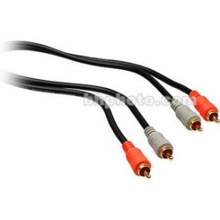 Hosa Technology 2 RCA Male to 2 RCA Male Dual Cable CRA 204AU