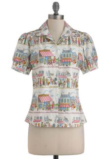 Year Abroad Top  Mod Retro Vintage Short Sleeve Shirts