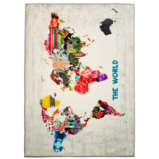 Hipster Mapa Mundi Graphic Art on Wrapped Canvas by Oliver Gal