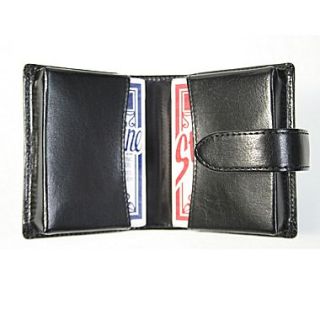 Royce Leather Playing Card Set Black