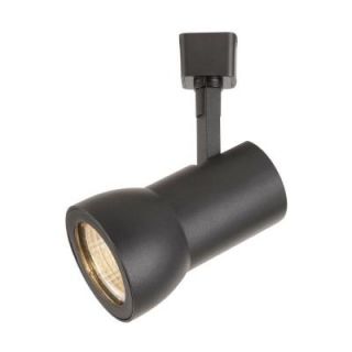 Hampton Bay Black LED Dimmable Medium Cylinder Track Lighting Head 1606 BK