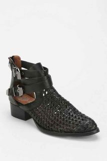 Jeffrey Campbell Everly Woven Leather Boot