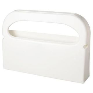 HOSPECO 16 in. x 3 1/4 in. x 11 1/2 in. White Plastic Half Fold Toilet Seat Cover Dispenser HOS HG 1 2