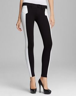 SOLD design lab Leggings   Perforated Faux Leather Skinny