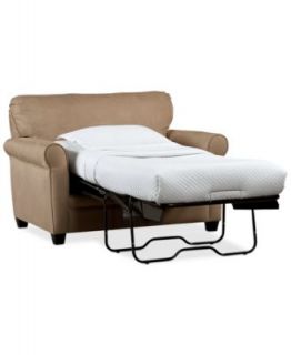 Kaleigh Fabric Twin Sleeper Chair Bed   Furniture