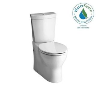 KOHLER Persuade 2 piece 0.8 or 1.6 GPF Dual Flush Elongated Toilet in White K 3654 0