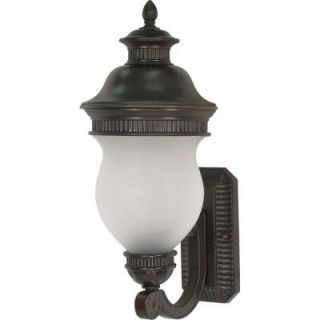 Glomar 2 Light Outdoor Chestnut Bronze Wall Lantern HD 875