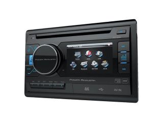 POWER ACOUSTIK PD 342 3.4" Double DIN In Dash LCD Touchscreen DVD Receiver (Without Bluetooth(R))
