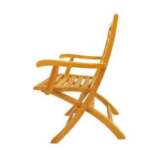 Andrew Folding Dining Arm Chair by Anderson Teak