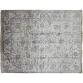 Hand knotted Oushak Collection Persian Design Ivory Wool Area Rug (9