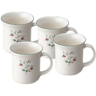 Pfaltzgraff Winterberry Coffee Mugs (Set of 4)   Shopping