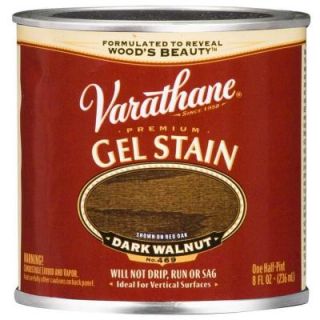 Varathane 1/2 Pint Dark Walnut Premium Gel Stain No. 469 224503