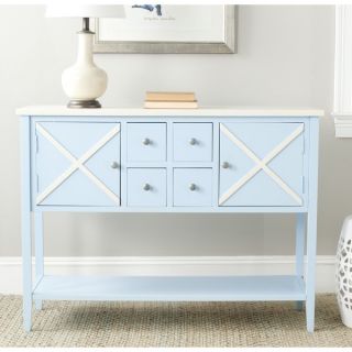 Safavieh Adrienne Light Blue/ White Storage Sideboard   15472843