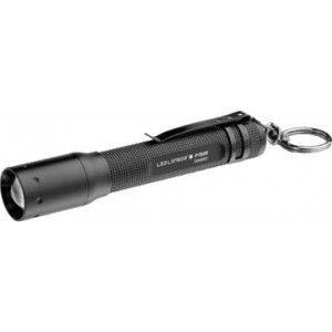 LED Lenser P3 880018 Flashlight Keychain, 14 Lumen   Black