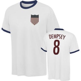 Nike Clint Dempsey United States Soccer Centenary White Soccer Name & Number T Shirt