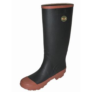 Pro Line Mens Black/Red Rubber Knee Boots   Shopping   The