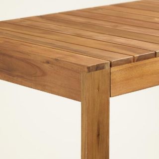Wood Praiano Outdoor Bar Table