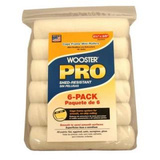 Wooster 6 1/2 in. x 3/8 in. High Density Woven Cage Frame Roller (6 Pack) 0HR9930064