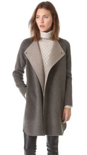 Vince Asymmetrical Shirttail Coat