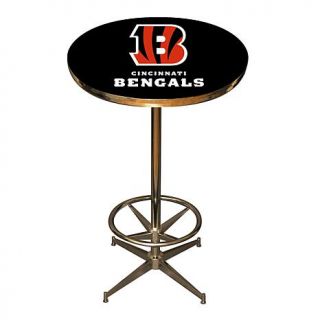 Officially Licensed NFL Team Logo Pub Table   Bengals   7602019