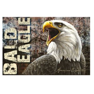 Bald Eagle Graphic Art on Canvas by American Expedition