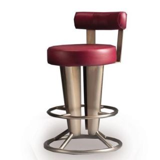 Createch Saturne 30'' Swivel Bar Stool with Cushion