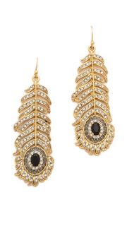 Juicy Couture Feather Drop Earrings