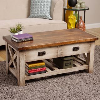 Emerald Chandler Reclaimed Wood Cocktail Table