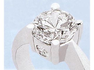 1.12 carat diamond three stone ring white gold