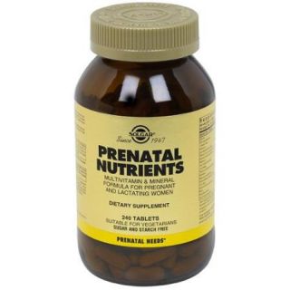 Prenatal Nutrients Solgar 240 Tabs