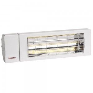 Stiebel Eltron CIR 150 1 O Electric Wall Heater, 1500W 120V SunWarmth Indoor/Outdoor Radiant Heater   White