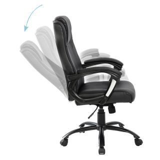 Merax High Back Executive Leather Executive Chair with Adjustable Tilt