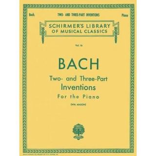 Bach Two and Three Part Inventions for the Piano